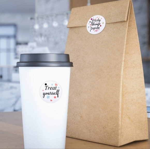 150 BUSINESS STICKERS - Thank You, Motivational, Mail, etc. 1.5" - Picture 3 of 6